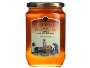 Μέλι Τοπλού Σητείας με Θυμάρι Πεύκο Βότανα – Great Taste Βραβείο 950gr
