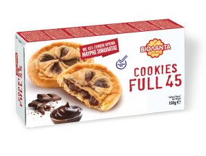 Μπισκότα Cookies Full 45 Μαύρη Σοκολάτα 150g