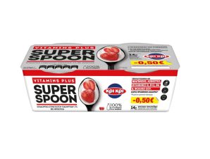 Επιδόρπιο Γιαουρτιού Super Spoon Φράουλα 2 Χ 170gr (-0.50)