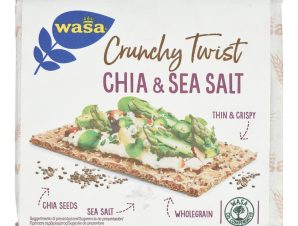 Φρυγανιές Crunchy Twist Chia & Sea Salt 245g