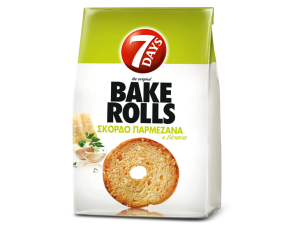 Bake Rolls Σκόρδο Παρμεζάνα 7 Days (150 g)